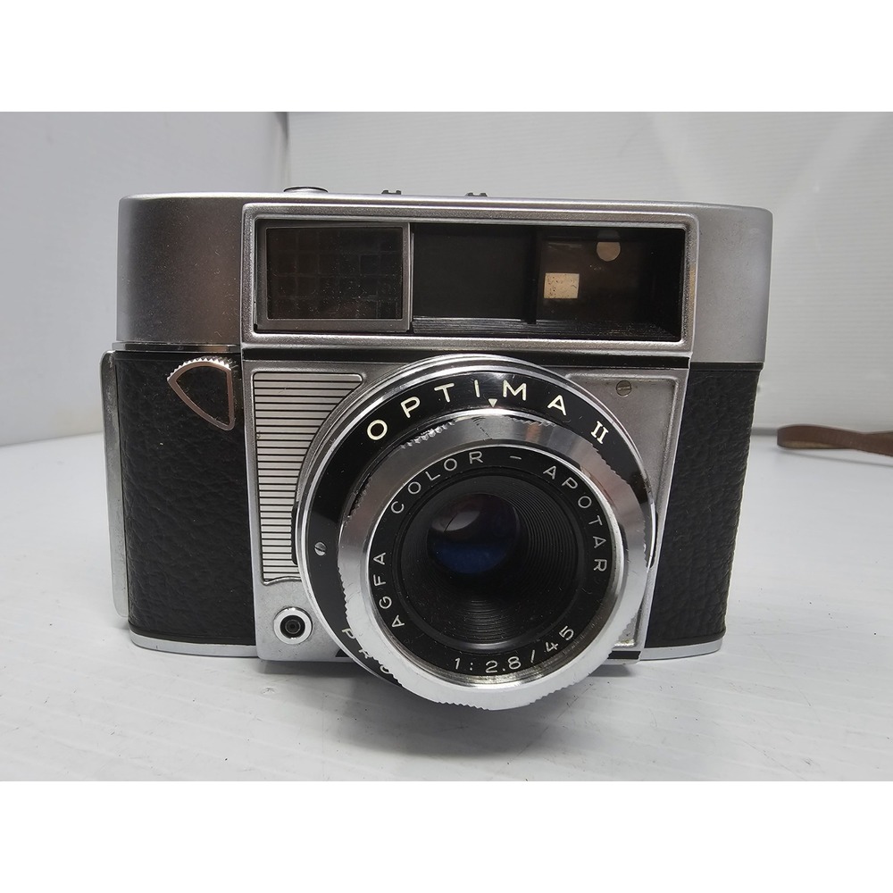 Agfa‎ Optima II Prontormator 35mm Camera Color Apotar 1:2.8/45 Lens Germany